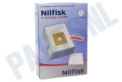 Nilfisk 81846000 Stofzuigertoestel Stofzuigerzak GM200 geschikt voor o.a. GM 200-300-400-MILLENIUM