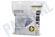 Karcher 69043120 Stofzuigertoestel 6.904-312.0 Stofzuigerzakken Papier geschikt voor o.a. T12/1, T12