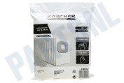 Karcher 69040840  6.904-084.0 Stofzuigerzakken Fleece geschikt voor o.a. T7/1 Classic, T8/1L, ProT 200