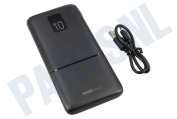 Musthavz  MHPWRPD10A004BLK Musthavz Power Delivery 20W 10,000 mAh power bank geschikt voor o.a. 10.000 mAh