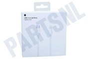 Apple  AP-MQGH2 Apple USB-C naar Lightning geschikt voor o.a. Apple 8-pin Lightning connector