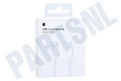 Apple AP-MM0A3  MM0A3ZM/A Apple USB-C naar Lightning geschikt voor o.a. Apple 8-pin Lightning connector