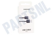 Samsung SAM-10307-PK EP-DG930IBEGWW  USB-C Kabel USB-C to USB Cable 1.5m geschikt voor o.a. Zwart