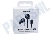 Samsung SAM-10321-PK EO-IC100BBEGEU Samsung In-Ear  Headset Type C Zwart geschikt voor o.a. Hoofdtelefoon, afstandsbediening
