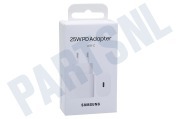 Samsung SAM-10332-PK  EP-TA800NWEGEU Samsung USB-C Travel Adapter, Wit geschikt voor o.a. USB-C