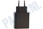 Samsung SAM-10335-PK  EP-TA220NBEGEU Samsung Power Adapter Duo geschikt voor o.a. Zwart, USB-C, USB-A