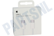 Apple APPMW493ZM  MW493ZM/A Apple MW493ZM/A USB-C to USB-C Kabel 1,0 meter, wit geschikt voor o.a. USB-C naar USB-C