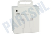 Apple APPMU2G3ZM  MU2G3ZM/A Apple MU2G3ZM/A USB-C to USB-C Kabel 2,0 meter, wit geschikt voor o.a. USB-C naar USB-C