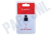 Gembird WNP-UA300-01  Mini USB WiFi Ontvanger 300Mbps geschikt voor o.a. 300Mbps