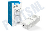 Technetix  11201901 Powerline G.Hn WiFi (Fast roaming) geschikt voor o.a. inclusief 1 meter CAT6-kabel