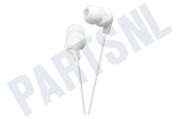 JVC HAFX10WEF HA-FX10-W-E In Ear  Hoofdtelefoon Wit geschikt voor o.a. Wit met 1,2 meter snoer