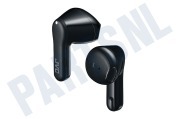 JVC HAA3TBU  HA-A3T-BU Earbuds True Wireless Black geschikt voor o.a. Regenbestendig IPX4