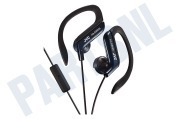 JVC HAEBR25BE Koptelefoon HA-EBR25-BE Sport Ear Clip Black geschikt voor o.a. Zweetbestendig IPX2, Bass Boost