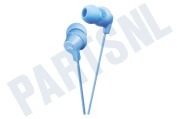 JVC HAFX10LAE Hoofdtelefoon HA-FX10-LA-E In Ear Stereo Headphones Powerful Sound Light Blue geschikt voor o.a. Blauw met 1,2 meter snoer