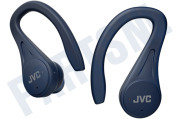 JVC HAEC25TAU Koptelefoon HA-EC25T True Wireless Fitness, Blauw geschikt voor o.a. IPX5 Water bestendig