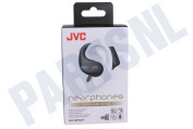 JVC HANP50TBU Hoofdtelefoon HA-NP50T Open-ear Nearphones, zwart geschikt voor o.a. Wireless