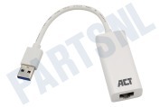 ACT AC4410 Netwerk  Adapter USB 3.0 tot 1000Mbps geschikt voor o.a. 1 poorten USB 3.0
