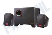Ewent  EW3505 Stereo Speakers 2.1 met Subwoofer geschikt voor o.a. Computer, Laptop, Smartphone, Tablet, MP3, Spelcomputer