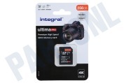 Integral INSDX256G-100/90V30 V30 UltimaPro X2 SDXC Memory Card 256GB geschikt voor o.a. V30 SDXC card 256GB 100MB/s