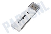 Integral INCRSDMSDRP  Cardreader USB 2.0 Kaartlezer geschikt voor o.a. SD, SDHC, SDXC, MicroSD