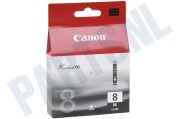 Canon CANBCLI8BK  Inktcartridge CLI 8 Black geschikt voor o.a. Pixma iP4200,Pixma iP5200