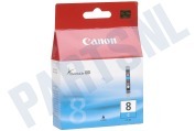 Canon CANBCLI8C 0621B001 Canon CLI-8C Canon printer Inktcartridge Cyaan geschikt voor o.a. Pixma iP4200,Pixma iP5200