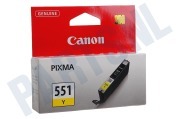 Canon CANBC551Y  Inktcartridge CLI 551 Yellow geschikt voor o.a. Pixma MX925, MG5450