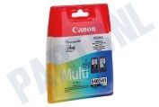 Canon CANBP540P  Inktcartridge PG 540 Black CL 541 Color Multipack geschikt voor o.a. Pixma MG2150, MG3150, MX375