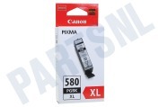Canon 2895144 Canon printer 2024C001 Canon PGI-580 PGBK XL geschikt voor o.a. Pixma TR7550, TS6150