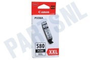 Canon 2895138 Canon printer 1970C001 Canon PGI-580 PGBK XXL geschikt voor o.a. Pixma TR7550, TS6150