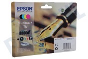 Epson C13T16264010 Epson printer Inktcartridge 16 Multipack geschikt voor o.a. WorkForce WF-2540WF
