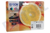 Epson 2890562 Epson printer T3357 Epson 33XL Multipack geschikt voor o.a. XP530, XP630, XP635, XP830