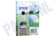 Epson EPST346140 Epson printer C13T34614010 Epson T3461 Zwart geschikt voor o.a. Epson Workforce Pro WF-Serie 3720, 3720 DWF, 3725