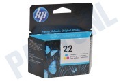 Hewlett Packard HP-C9352AE HP 22  Inktcartridge No. 22 Color geschikt voor o.a. Deskjet 3920, 3940