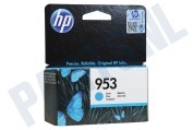 HP Hewlett-Packard 2621286 HP printer F6U12AE HP 953 Cyan geschikt voor o.a. Officejet Pro 8210, 8218, 8710