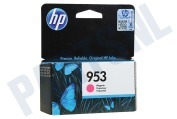 HP Hewlett-Packard 2621285  F6U13AE HP 953 Magenta geschikt voor o.a. Officejet Pro 8210, 8218, 8710