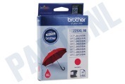 Brother LC225XLM LC-225XL M Brother printer Inktcartridge LC-225 XL Magenta geschikt voor o.a. DCP-J4120DW, MFC-J4420DW, MFC-J4620DW