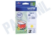 Brother BROI22UY LC-22UY XL Geel  Inktcartridge LC22UY XL Yellow geschikt voor o.a. DCP-J785DW, MFC-J985DW