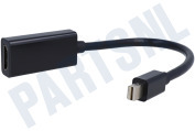 Gembird  Mini Displayport naar HDMI Adapterkabel 15cm geschikt voor o.a. 15cm, zwart