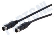 Easyfiks  SVHS Kabel, S-Video Male - S-Video Male, 2.5 Meter geschikt voor o.a. 2.5 Meter