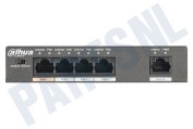 Dahua PFS3005-4ET-60 PoE  Switch 4 poorten geschikt voor o.a. POE (power over ethernet)