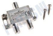 Hirschmann 695020472 VFC 2104  Coax Splitter VFC 2104 splitter f-conn. geschikt voor o.a. Kabelkeur, Ziggo geschikt