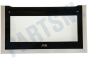 AEG 140052748013 Oven-Magnetron Deurglas Buitenkant geschikt voor o.a. KME861000M, KMS761000M