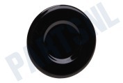 Whirlpool 257557, C00257557  Branderdeksel Zwart 69mm normaal geschikt voor o.a. K3G66, K3G21S, K3G55