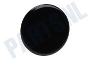 Whirlpool 52933, C00052933  Branderdeksel 55mm -zwart emaille- geschikt voor o.a. P640