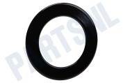 Whirlpool 53174, C00053174 Fornuis Branderdeksel 130mm -zwart emaille- geschikt voor o.a. CXC95/PH640/KP9507