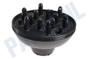Braun 67010218  Diffuser Opzetstuk fohn, zwart geschikt voor o.a. Satin Pro SPI 2200