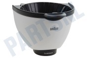 Braun BR67051392 Koffie zetter Filterbak Wit geschikt voor o.a. 3104 KF510 KF550