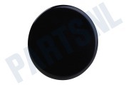 Pitsos 616099, 00616099 Fornuis Branderdeksel Zwart, Emaille, 70mm geschikt voor o.a. PCP612B80E, EC745QB80Q