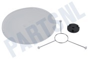 Rex 16847 Oven-Magnetron Glasplaat Draaiplateau 30cm + ring geschikt voor o.a. EN2150